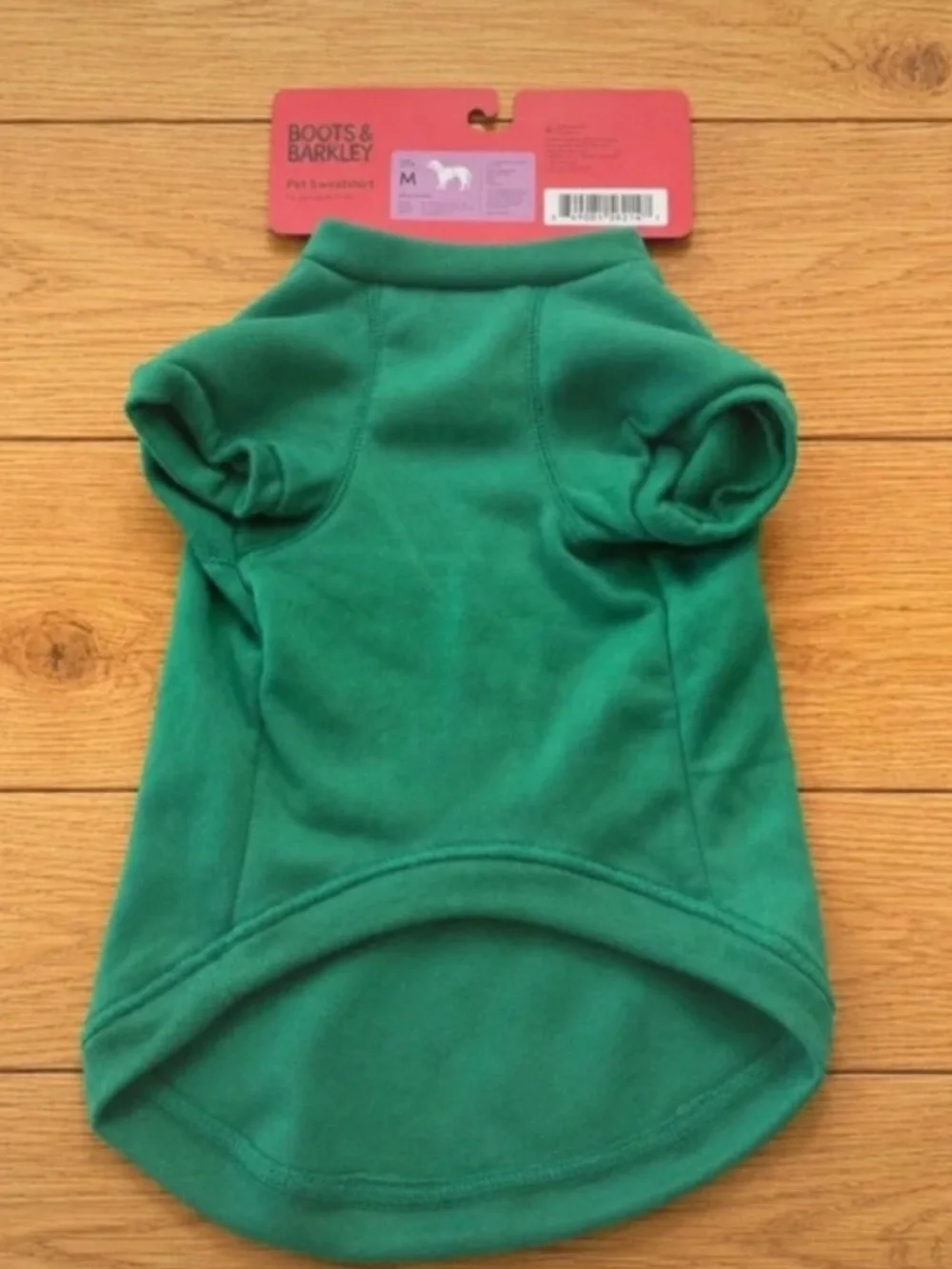 Boots & Barkley Green Sweatshirt with White Snowflake